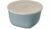 Koziol Connect Box mit Deckel, 1-teilig, 4l, nature flower blau