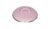 Riess Emaille Deckel mit Chromrand, 12cm, rosa