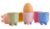 Rice Melamin Eierbecher, 6er Set, farblich sortiert