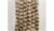 Arisol Chenille Flauschvorhang, gestreift, beige/braun, 56x205cm