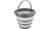 Maximex Universal-Eimer, faltbar, 10L, grau/weiß