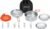 KingCamp Adventurer Pro Kochset, silber, 2-Personen