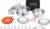 KingCamp Adventurer Pro Kochset, silber, 3-Personen