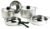 Beaver Brand Steel Low Kochset, 8-teilig
