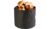APS Brotkorb/-tasche aus Naturfaser, Ø24cm, schwarz