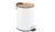 Wenko Tortona Kosmetik Treteimer, weiß, 3L