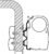 Thule Omnistor 5200/8000/4200 Adapter für Hymer Camp Serie 5 bis Bj. 2012, 450cm
