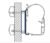 Dometic Perfect Wall (1100/1500) Adapter für Dethleffs Globebus, 350cm