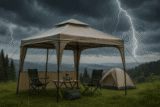 Pavillon sturmfest: Wetterfestes Camping für Luxuscamper, Naturfreunde und Familienabenteuer