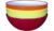Gimex Rainbow Müslischalen, 4er-Set