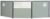 Isabella Flex Windschutz, 460x140cm, grau