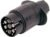 Multicon Stecker West, Carbest, 13 polig
