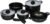 Camp4 Gourmet Premium Topf-Set, Aluminium, 9-teilig