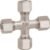 Schneidringverschraubung Kreuz, 8mm