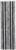 Brunner Acapulco Flauschvorhang, 100x205cm, grau/schwarz