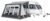 Dorema Mistral All Season Vorzelt, 300x240cm, anthrazit/grau