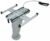 Einsäulen-Hubtisch Primero Comfort HVK, 350-710mm, silbergrau