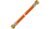 GOK Mitteldruck-Gasschlauch Marine, Gummi, 2×1/4, 40cm