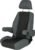Sportscraft S8.1 Pilotensitz, Stoff Tavoc 2 schwarz/grau, mit Lordosenstütze