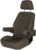Sportscraft S8.1 Pilotensitz, Stoff Phoenix braun/beige, mit Lordosenstütze und Sitzheizung