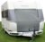 Hindermann Wintertime Caravan Bugschutzplane mit Fenster, 140x160cm