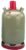 Gasflasche 11kg, Grau, Stahl, leer