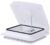 Carbest Power Vent Dachhaube, 28x28cm, Milchglasoptik, ohne Ventilator