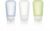 humangear GoToob Fläschchen, 3er Set, 100ml, grün/blau
