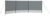 Easy Camp Flat Wall Windschutz, 140x500cm, mit Stahlgestänge, grau
