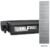 Fiamma F80s Markise schwarz, 370cm, Royal Grey