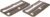 Froli Stielglashalter, 2er Set, beigegrau