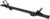 Fiamma Rail Premium S Fat Bike Fahrradschiene, 128cm, schwarz