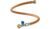 GOK Caramatic Connect Drive Hochdruckgasschlauch mit SBS, G.1 Italien, 45cm