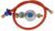 CADAC Gas-Anschluss-Set (Gasdruckregler mit Manometer + Schlauch), 50mbar