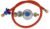 CADAC Gas-Anschluss-Set (Gasdruckregler mit Manometer + Schlauch), 50mbar