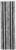 Brunner Acapulco Flauschvorhang, 56x185cm, grau/schwarz