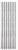 Brunner Acapulco Flauschvorhang, 70x205cm, grau/weiß