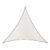 Livinoutdoor Sonnensegel dreieckig, Polyester, weiß, 360cm