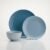 Flamefield Shades of Blue Geschirrset, 12-teilig