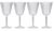 Flamefield Crystal Line Weinglas, 4er Set, 220ml
