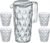 Koziol Crystal Kanne, 1,6L, crystal clear, inkl. Becher