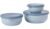 Mepal Cirqula Multischüssel-Set, rund, 3-teilig, flach, nordic blue