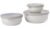 Mepal Cirqula Multischüssel-Set, rund, 3-teilig, flach, nordic white