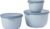 Mepal Cirqula Multischüssel-Set, rund, 3-teilig, hoch, nordic blue