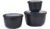 Mepal Cirqula Multischüssel-Set, rund, 3-teilig, nordic black