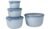 Mepal Cirqula Multischüssel-Set, rund, 4-teilig, hoch, nordic blue