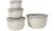 Mepal Cirqula Multischüssel-Set, rund, 4-teilig, hoch, nordic white