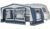 Dorema Garda 270XL Vorzelt, (Gr.8), 825-850cm, blau, 25mm Stahl-Gestänge