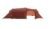 Nordisk Oppland 3 LW Tunnelzelt, 3-Personen, 430x210cm, rot