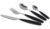 Gimex Grey Line Besteck-Set, 16-teilig, schwarz